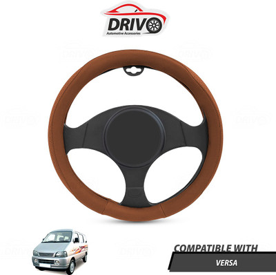 Drivo Steering Cover For Maruti Versa(Tan, Leatherite)