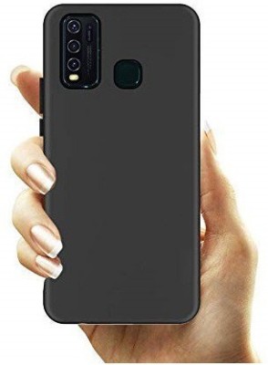 AB PRIME Back Cover for vivo Y50(Black, Shock Proof, Silicon, Pack of: 1)