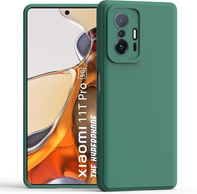 CareFone Back Cover for Redmi Note 11T Pro 5G(Green, Shock Proof, Silicon, Pack of: 1)