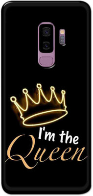 NDCOM Back Cover for Samsung Galaxy S9 Plus I am the Queen Printed(Multicolor, Hard Case, Pack of: 1)