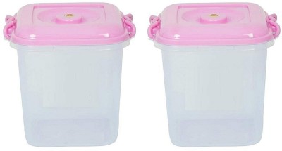 Jespper Collection Plastic Utility Container  - 13 L(Pack of 2, Pink)