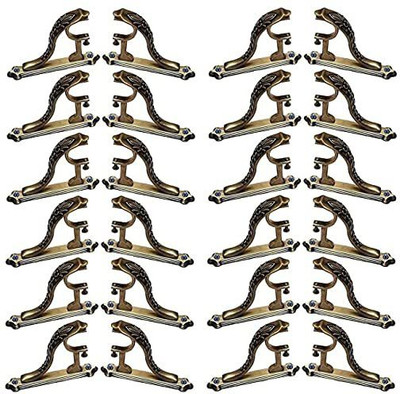 Primectrla Fab Gold Curtain Hooks, Tieback Hook Metal(Pack of 24)