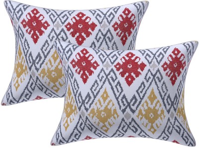 Go Texstylers Abstract Pillows Cover(Pack of 2, 30.48 cm*45.72 cm, Red)