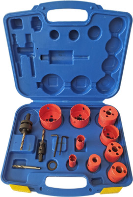 DUMDAAR-Heavy-duty-Bi-Metal-Hole-Saw-Set-For-Cutting-a-Multitude-of-Materials-Round-Hole-Cutting-14pc-set