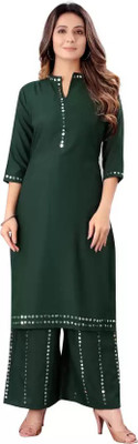 HELWIN DESINER Women Kurta Palazzo Set