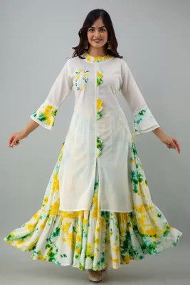 Shunit creation Women Kurta Skirt Set