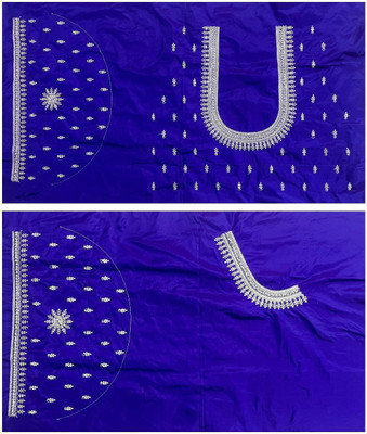 VLIPCARTZ Pure Silk Embroidered Blouse Material