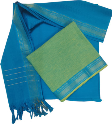 SHREE MAHAVEER HANDLOOMS Cotton Blend Printed Salwar Suit Material