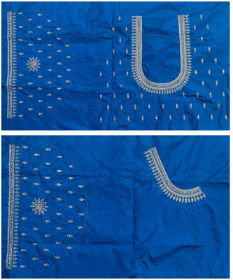 VLIPCARTZ Pure Silk Embroidered Blouse Material