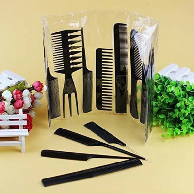 KESHAVART Styling Comb Set Variety Pack Great for All Types Hair & Styles Set of 10 Pcs