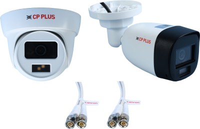 CANRON Bnc & Dc Cp plus Full COLOR HD 2.4MP IR Bullet & Dome Guard+ Camera,CRBDC-109 Security Camera(1 Channel)