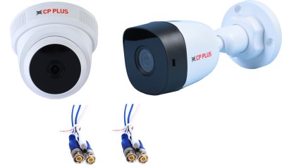 CANRON Bnc & Dc Cp plus Plug-n-Play Full HD 2.4MP IR Bullet & Dome Camera,CRDC-52 Security Camera(1 Channel)