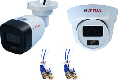 CANRON Bnc & Dc Cp plus Full COLOR HD 2.4MP IR Bullet & Dome Guard+ Camera,CRBDC-99 Security Camera(1 Channel)