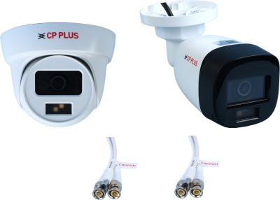 CANRON Bnc & Dc Cp plus Full COLOR HD 2.4MP IR Bullet & Dome Guard+ Camera,CRBDC-105 Security Camera(1 Channel)