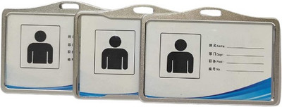 Dotpot Aluminum ID Badge Holder(Pack of 3)