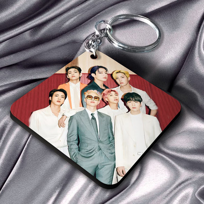 Convay BTS Party Laptop Stickers set 4 Key Chain