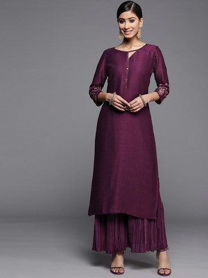 65% OFF on LIBAS Women Solid Straight Kurta(Purple) 65% OFF on LIBAS Women Solid Straight Kurta(Purple)