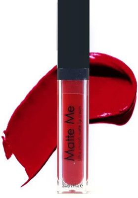 ADJD Matte Lipstick you can also used multipurpose Looks(DARK RED, 6 ml)