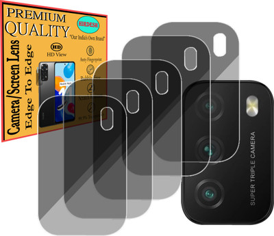 HIRDESH Back Camera Lens Glass Protector for POCO M3(Pack of: 5)