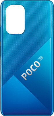 Purplesavvy POCO F3 (With Proper Logo) Back Panel(Deep Ocean Blue)