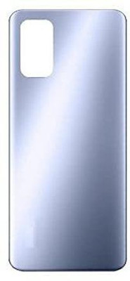 Spares4ever Realme Realme Narzo 30 Pro Silver Back Panel(Silver)