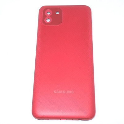 Spares4ever Samsung Galaxy A03S Back Panel(Red)