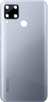 Spares4ever Realme Realme C15 Silver Back Panel(Silver)
