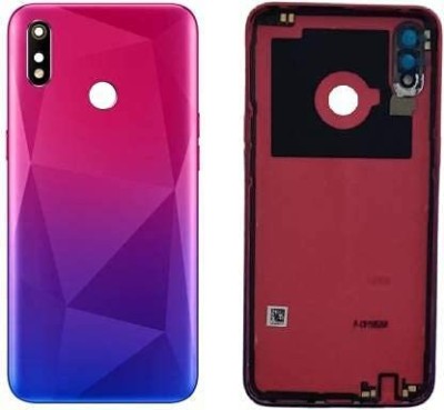 Spares4ever Realme Realme 3i Network NFC Diamond Red Back Panel(Red)