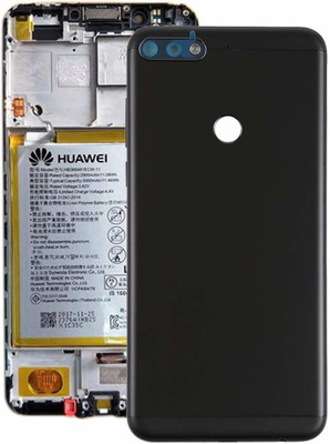 Spares4ever Honor Honor 7C Black Back Panel(Black)