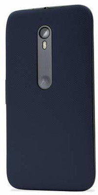Spares4ever Motorola Moto G3 Black Back Panel(Black)