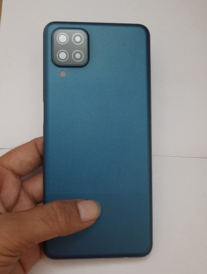 Spares4ever Samsung Samsung Galaxy M12 Grey Back Panel(Grey)