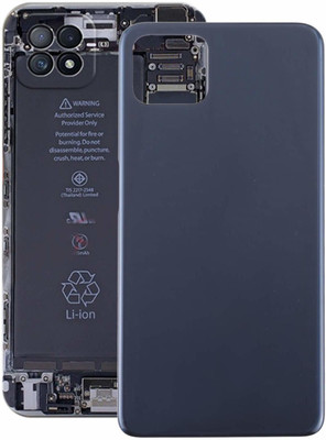 Spares4ever Oppo Oppo A72 Twiling Black Back Panel(Black)