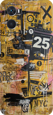 BugguSkin Multicolour Graffiti Oppo K 10 5g Back skin Guard, Oppo K 10 5g Mobile Skin(Ultra Super Multicolour Graffiti Skin With High Matte Finish.)