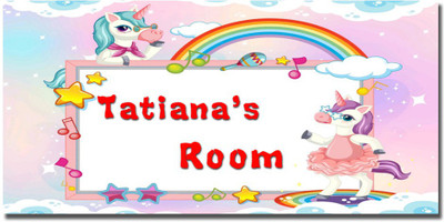 Midas Craft Polypropylene Popular Names Name Plate(Multicolor)
