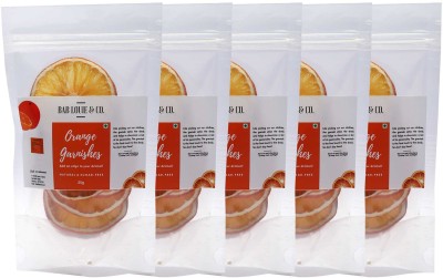 BAB LOUIE & CO. Garnishes, Gluten free, Vegan, Fruit slices for drinks & Cocktails (Pack of 5) Orange(5 x 25 g)