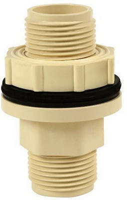 Filfora CPVC Fittings Tank Nipple (3/4 inch) Set of 4 2-Way Coupling Pipe Joint(Pack of 2)