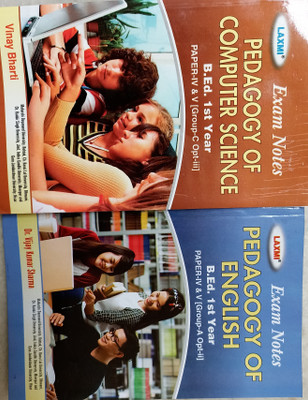 B. Ed 1st Year Pedagogy Of Computer Science In English With Pedagogy Of English Exam Notes Bed First Year Exam Notes(Paperpack, Vinay Bharti, Vijay Kumar Sharma)