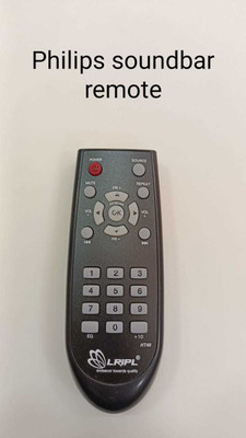 Akshita HT40 TV Compatible For Home Theater Remote Control PHILIPS Remote Controller(Black)