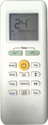 Ehop Compatible Remote Control for AC with Super Function Ve-205 Carrier Remote Controller(White)