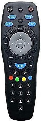 DEVBHOOMI DB-Tata Sky SD & HD-((Pairing Required to Sync TV Functions) Set Top Box Remote Controller(Black)