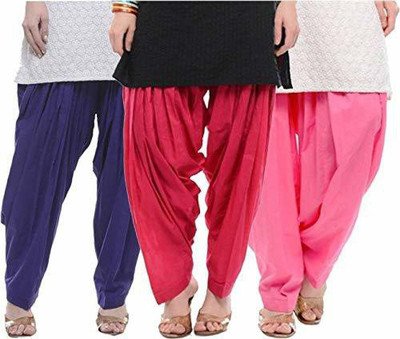 stylong Cotton Blend Solid Salwar