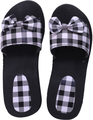 OLEWAFASHION Women Slides(White , 5)