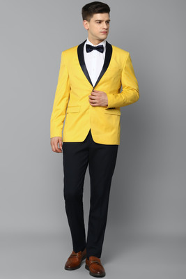 Allen Solly Single Breasted - 2 button Solid Men Suit