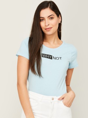 Fame Forever by Lifestyle Casual Solid Women Blue Top