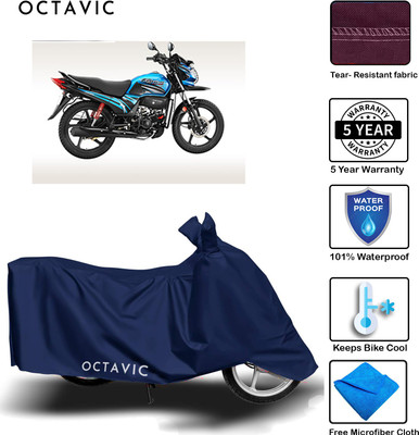 octavic Waterproof Two Wheeler Cover for Honda(Passion Pro TR, Blue)