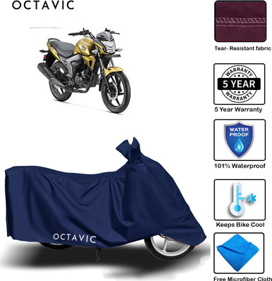 octavic Waterproof Two Wheeler Cover for Honda(Trigger, Blue)
