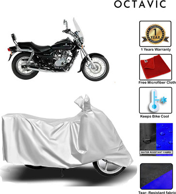 octavic Waterproof Two Wheeler Cover for Bajaj(Avenger 220 DTS-i, Silver)