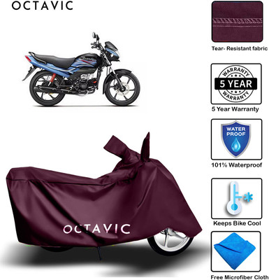 AUTOCAD Waterproof Two Wheeler Cover for Honda(Passion Pro, Maroon)