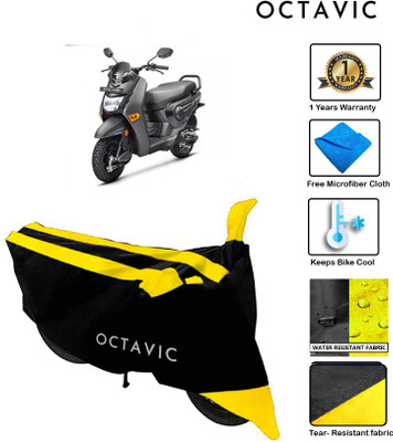 octavic Waterproof Two Wheeler Cover for Honda(Cliq, Yellow)