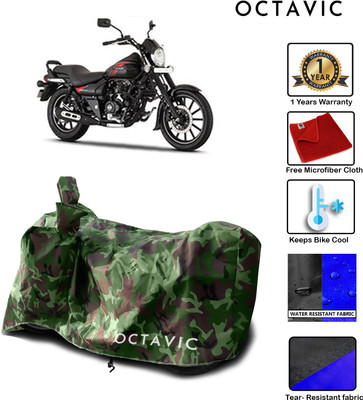 octavic Waterproof Two Wheeler Cover for Bajaj(Avenger 220 Street, Green)